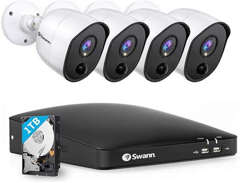 Amazon.com : Swann Home DVR Security Camera System with 1TB HDD, 8 ...