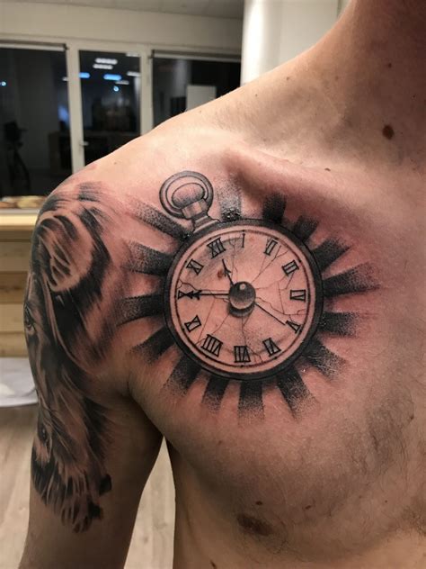 25 Timeless Clock Tattoo Designs For Men - Pulptastic