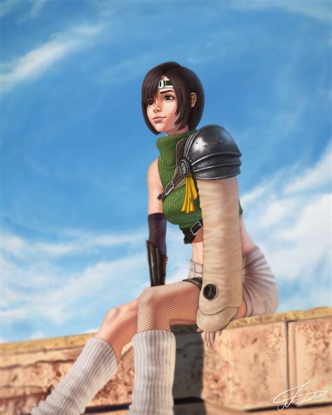 ArtStation Yuffie Kisaragi Standing Posture 3D Printing, 57% OFF