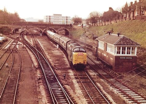 55016 Exeter Central 1981 | 55016 With the Deltic Devonian R… | Flickr
