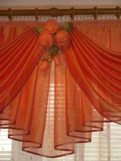Flowers from fabrics for curtains | Занавески в цветочек, Подхваты для ...