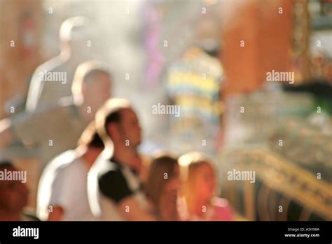 people steamy day stock photo alamy