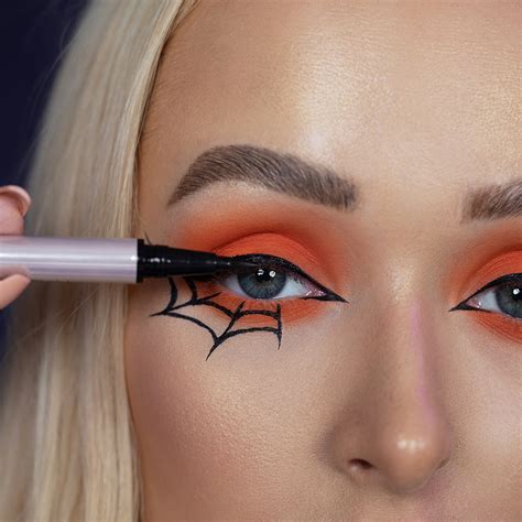 Spider Web Eye Makeup Step By | Saubhaya Makeup