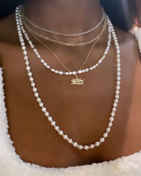 crystal necklace stack gioielli