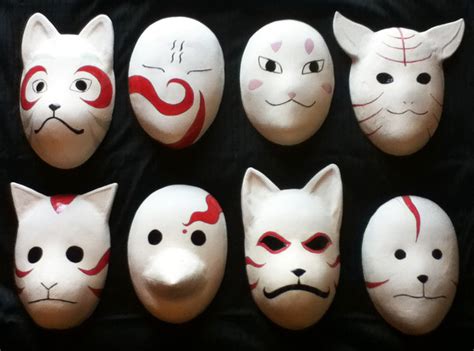 Last Minute Halloween Costume – Anbu Mask - My Pinterventures