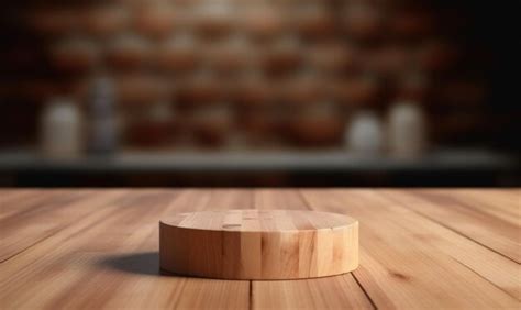 Premium AI Image | Wooden Table Top mockup for products
