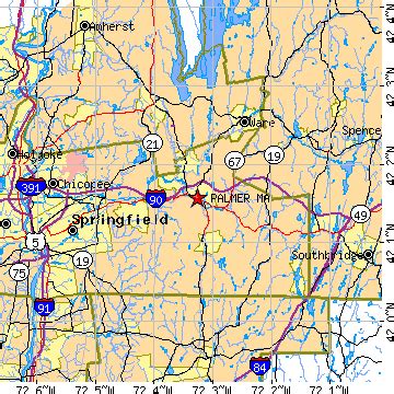 Palmer, Massachusetts (MA) ~ population data, races, housing & economy