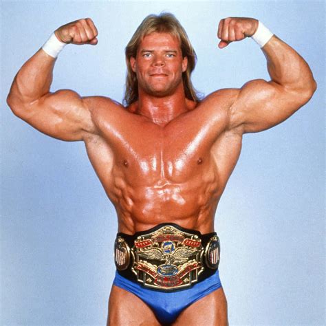 Download American Professional Wrestler Lex Luger With Belt Wallpaper ...
