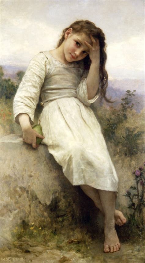 Emily's Image Garden: Barefoot Summer Girl by Bouguereau