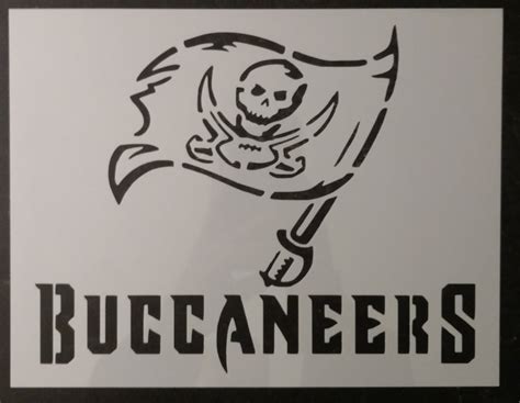 Buccaneers Tampa Bay Custom Stencil – My Custom Stencils