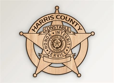 Harris County Texas Constable Badge SVG Vector Files | Vector911