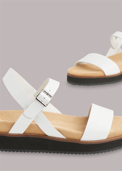 Ivory Nola Footbed Sandal | WHISTLES