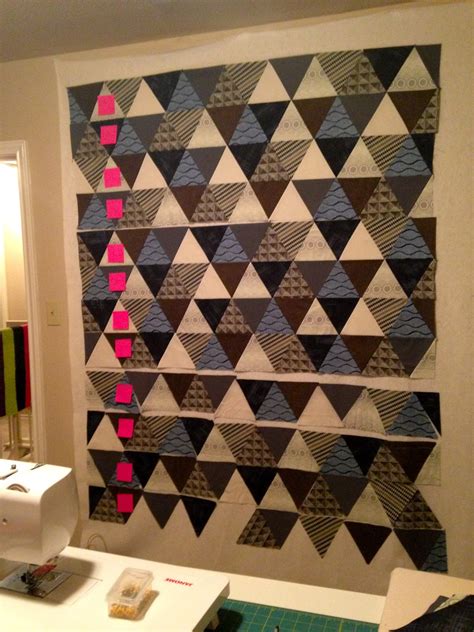 Bettina Danger: Equilateral Triangle Quilt Progress