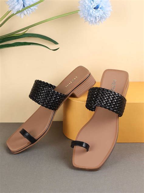 buy metro women square toe block heel sandals heels  women