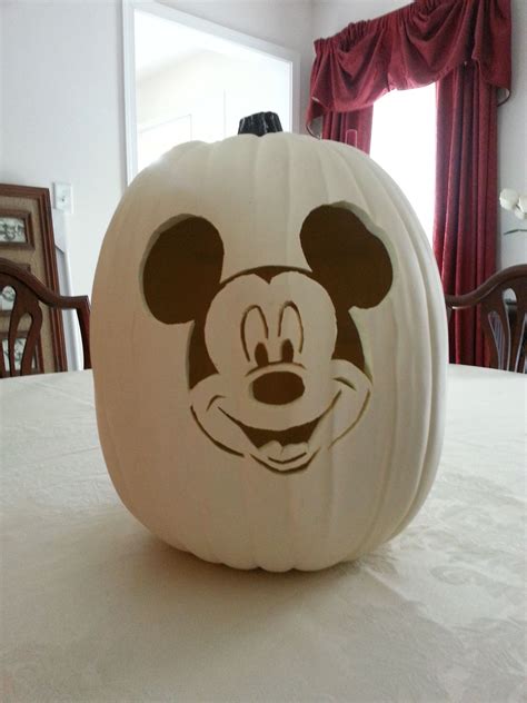 Pumpkin Carving Mickey