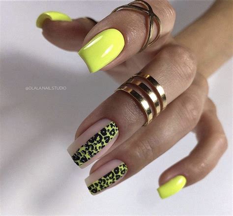Яркий маникюр | Cute nail designs, Animal print nails art, Beauty nails
