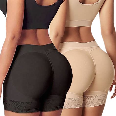 FORJOE 2 Pack Butt Lifter Padds Panties Bigger Butt Body Shaper Fake