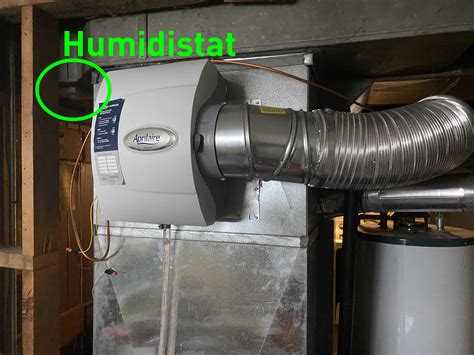 Aprilaire 600 Humidifier - Humidistat installed correctly
