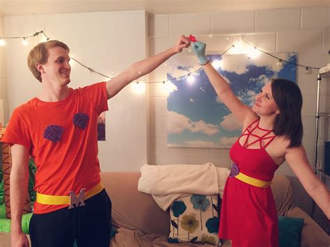 mermaid man from spongebob costume 6
