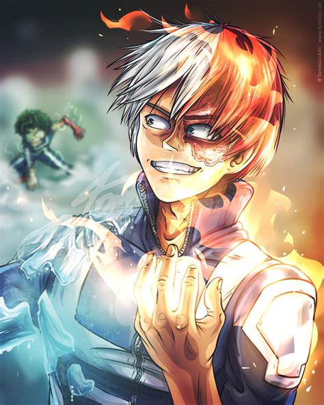 Shoto Todoroki - MHA Fan Art by TomislavArtz on DeviantArt