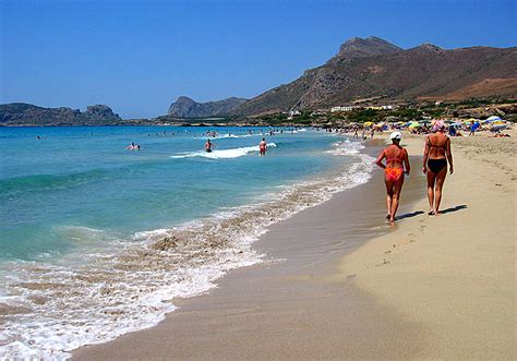 Falassarna beach in western Crete.