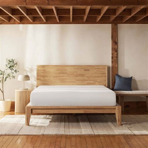Wooden Bed Frame - Silk & Snow