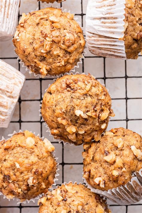 Healthy Banana Muffins - Eating Bird Food