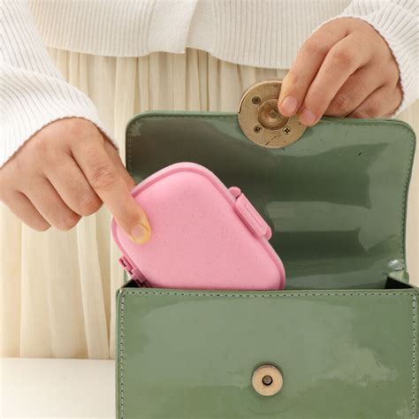 pill organizer  compartments portable pill case daily pill box