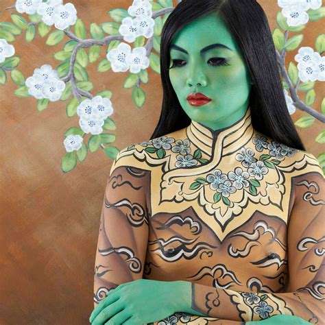 Woman Body Painting Wall Art at Randall Maupin blog