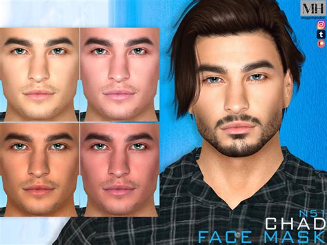 The Sims Resource - Chad Face Mask N51