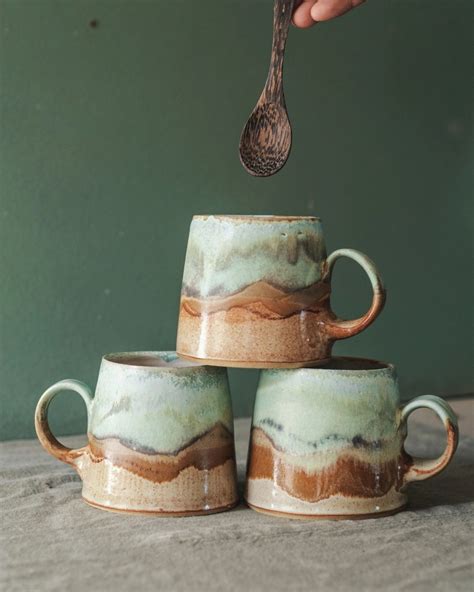 handmade mugs  sand dune glaze artofit