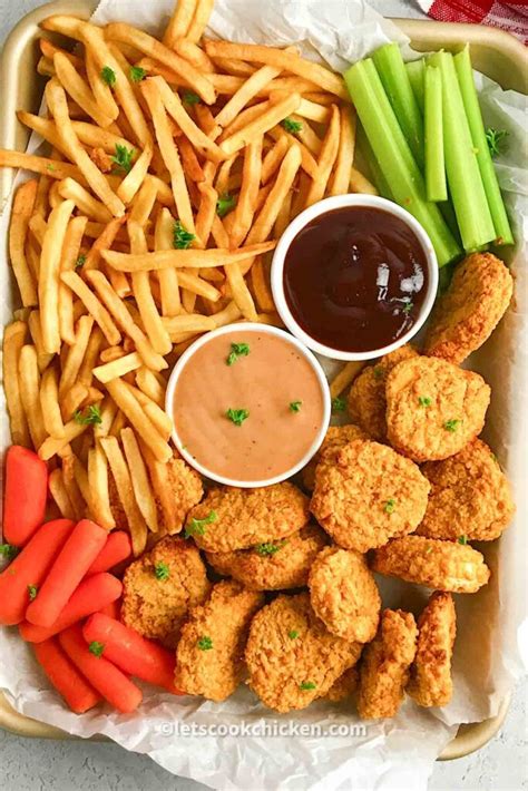 Chicken nuggets and fries - Let’s Cook Chicken!