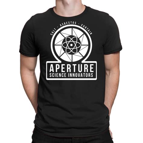 Custom Aperture Science T-shirt By Mdk Art - Artistshot