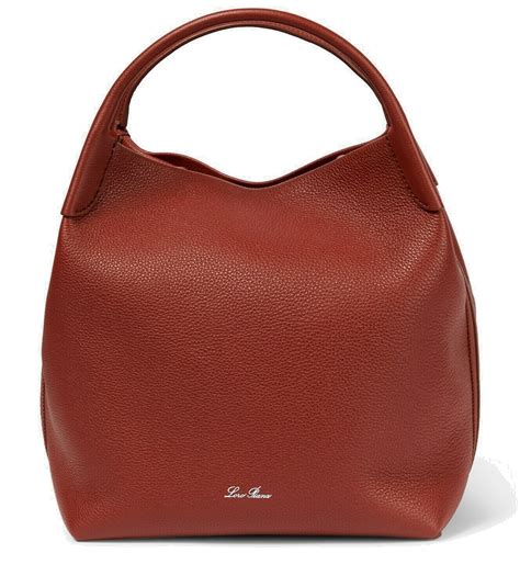Loro Piana Bale Medium leather tote bag Loro Piana