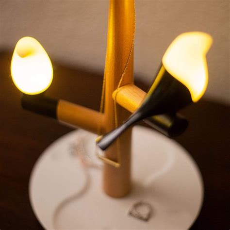 Bird's Lamp | Dimmable Table Lamp with Wireless Charger and – Articture