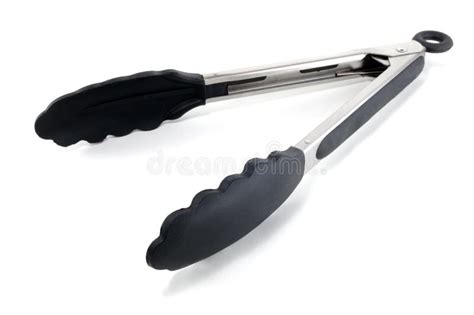 Cooking tongs stock photo. Image of frying, gourmet, metal - 25851462