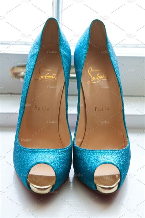 Sparkly Blue Shoes