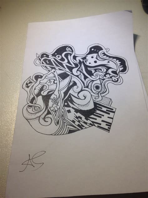 This is the first drawing I've ever done in all pen. I just recently