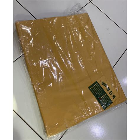 jual amplop coklat mdm super double folio xcm isi pcs shopee