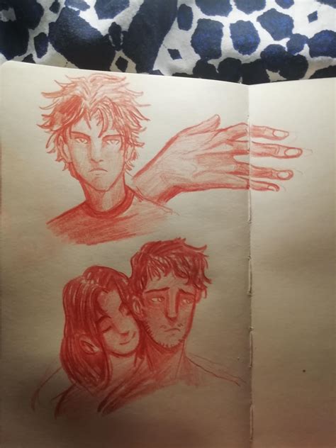 Sketches I made with a red crayon : r/sketches