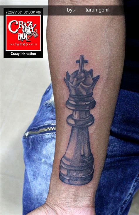 king chess piece tattoo 6