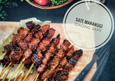 Resep Sate Maranggi (Daging Sapi) oleh Andrea 🍁 - Cookpad