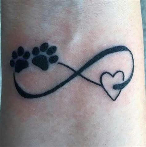 pin  denise molinaro  tattoos infinity tattoo paw print tattoo