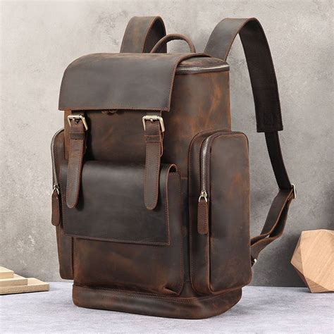 leather backpack  ben waterbury blog