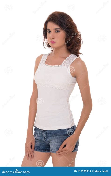 fashion attitude girl   front pose stock image image  front
