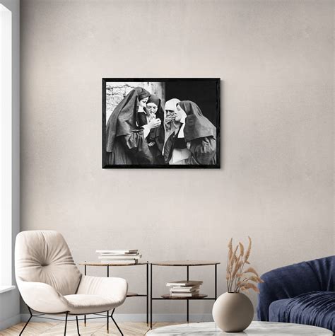 Nuns Smoking Print Smoking Nuns Vintage Photo Print Black - Etsy