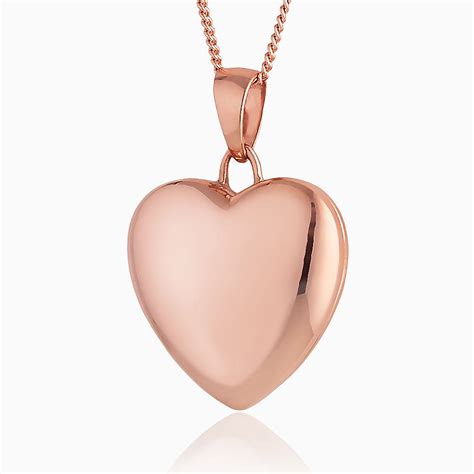 Rose Gold Heart Locket – The Locket Tree