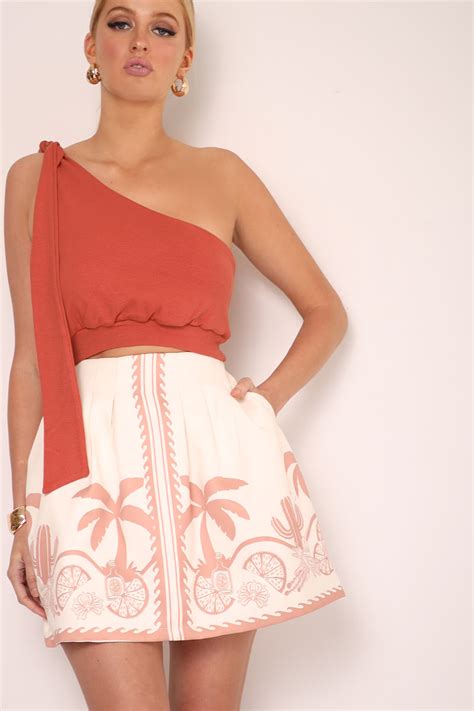 rio millano top burnt orange wilde  pretty