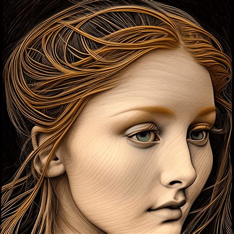 beautiful female portrait  sunset creative fabrica