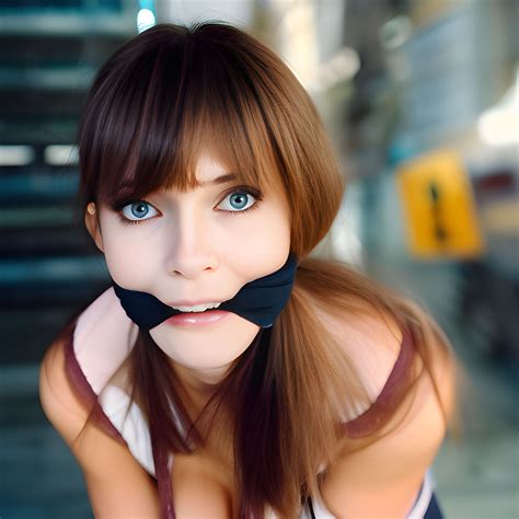 gagged bondage by BoundWithAi on DeviantArt